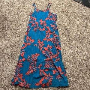 Old Navy tropical print maxi dress